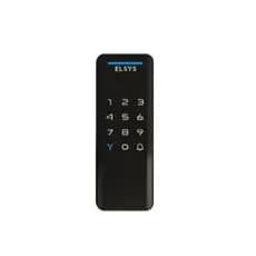 Fechadura Digital inteligente ELSYS Sobrepor porta, Com Senha, Preto