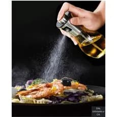 Spray Borrifador Azeite Galheteiro Vidro Inox Pulverizador Vinagre Oleo 200ml Tempero Cozinha Chef