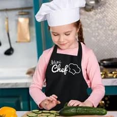 Avental Infantil Unisex Criança Escolar Pintura Cozinha Culinária Aniversário Arte