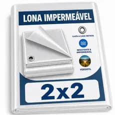 Lona Carreteiro Leve 2x2 Transparente 100 Micras Multiuso Impermeável