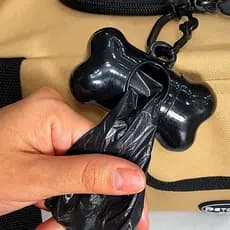 Kit Cata Caca Pet Porta Saquinho Higiênico Para Caes Com 2 Rolos Refil 15 Saquinhos Cada Barato