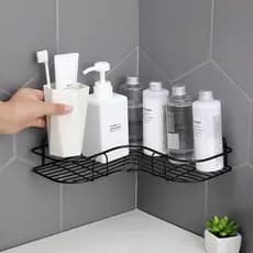 Prateleira Para Banheiro Sem Furar Parede Porta Shampoo De Canto Box Cozinha Organizador