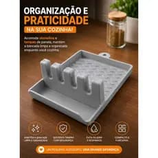 Descanso de Talheres e Tampa de Panela Cozinha Concha Espátula Fogão