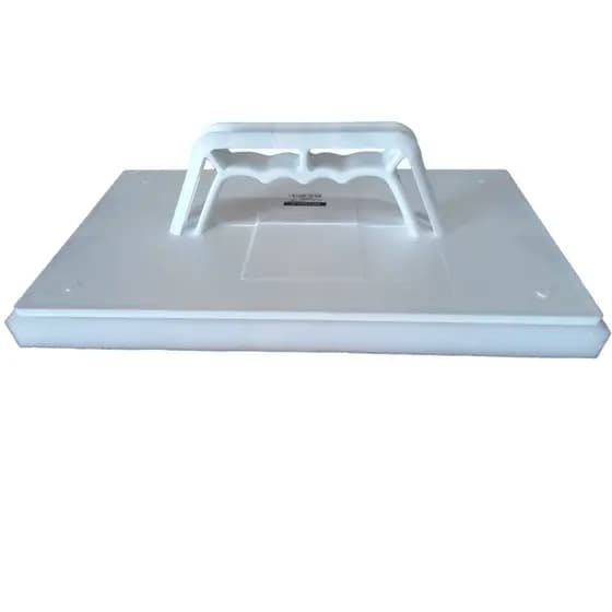 kit com 4 Desempenadeira 17x30 branca monobloco com filtro