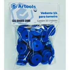Kit com 50 unidades. Vedante 3/4 torneira e registro
