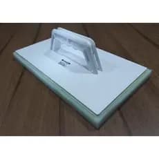 kit com 6 Desempenadeira 17x30 branca monobloco com filtro