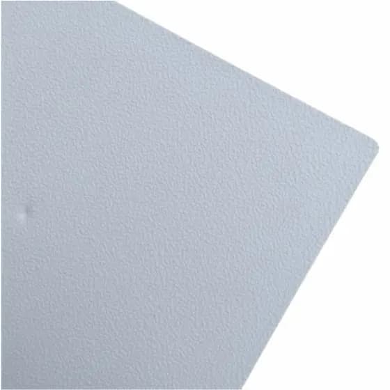 kit com 6 Desempenadeira branca grafiato lisa 17x30.
