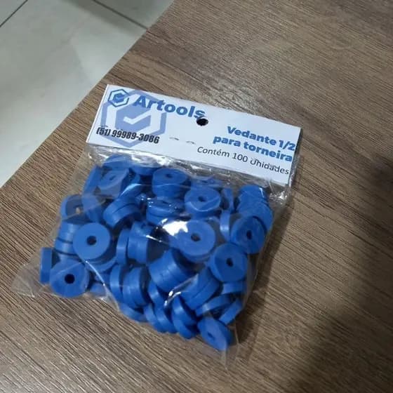 kit com 1000 unidades Vedante 1/2 para Torneira e Registro.