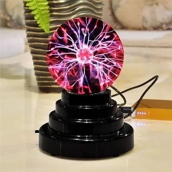Globo de Plasma USB Bola Elétrica de Luz Magic