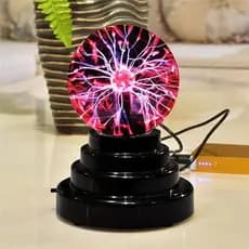 Globo de Plasma USB Bola Elétrica de Luz Magic