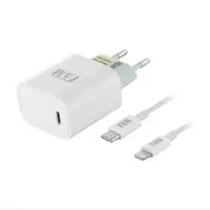Carregador Turbo iOS 20w Original FAM PD205 Fonte + Cabo iPhone Lightning