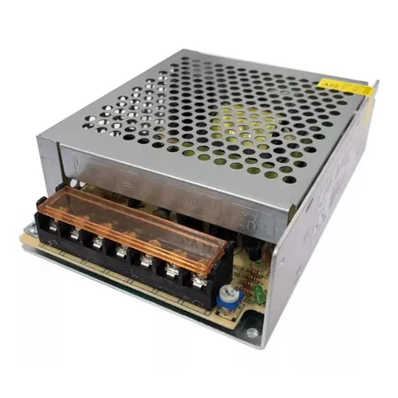 Fonte Chaveada Estabilizada 10a 12v 120w Bivolt Colmeia Cftv Fita Led Som Camera