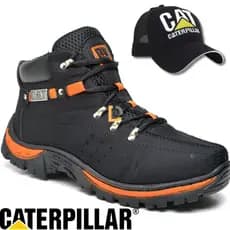Botina Bota Masculino  Coturno Adventure + Boné