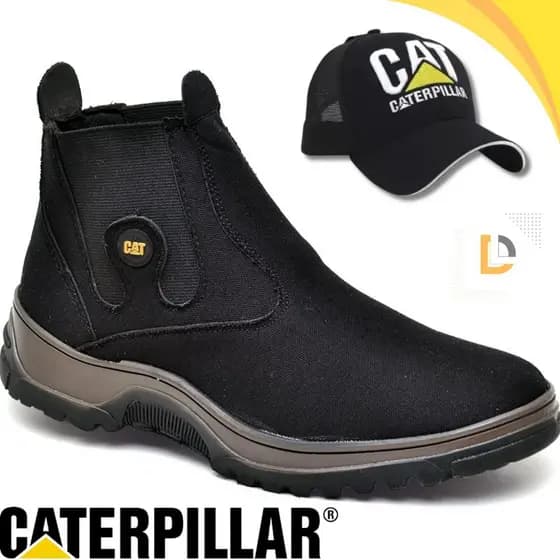 Bota Botina Coturno Masculino  Estilo Texana Calce facil + Boné  Oferta