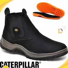 Botina Caterpillar Masculina Bota Texana + Palmilha Ortopédica Gel