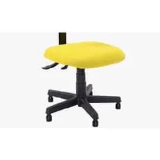 capa de assento de cadeira de escritório amarelo