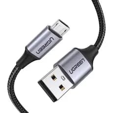 Cabo Micro Usb Original Ugreen Nylon 3A Fast Charge Us290