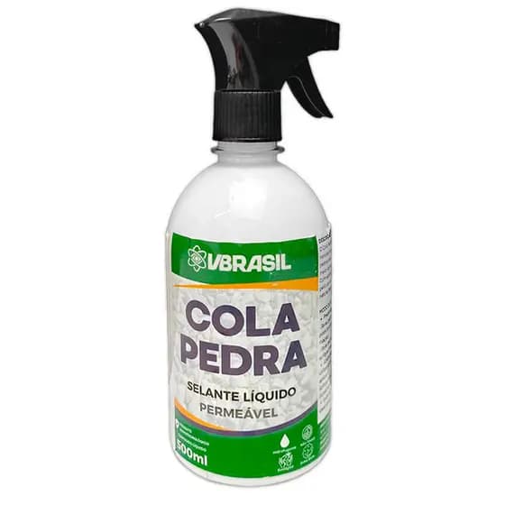 Cola Pedra VBrasil 500ml Selante Líquido Permeável P/ Jardim