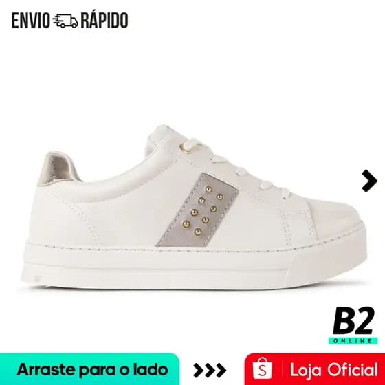 Tênis Ramarim Casual Detalhe Enfeite Feminino Bege Original Com Nota Fiscal e Garantia