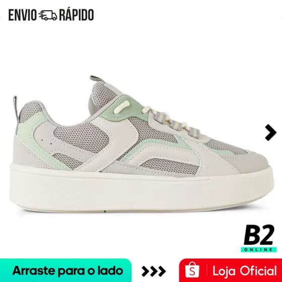 Tênis Ramarim Crystal Casual Feminino Cinza Original com Nota Fiscal e Garantia