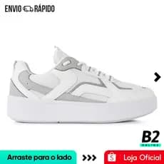 Tênis Ramarim Crystal Casual Feminino Branco Original com Nota Fiscal e Garantia