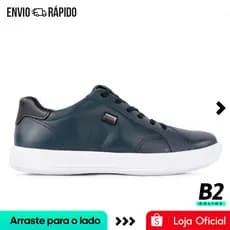 Sapatênis Pegada Style Casual Masculino Marinho Original Com Nota Fiscal e Garantia