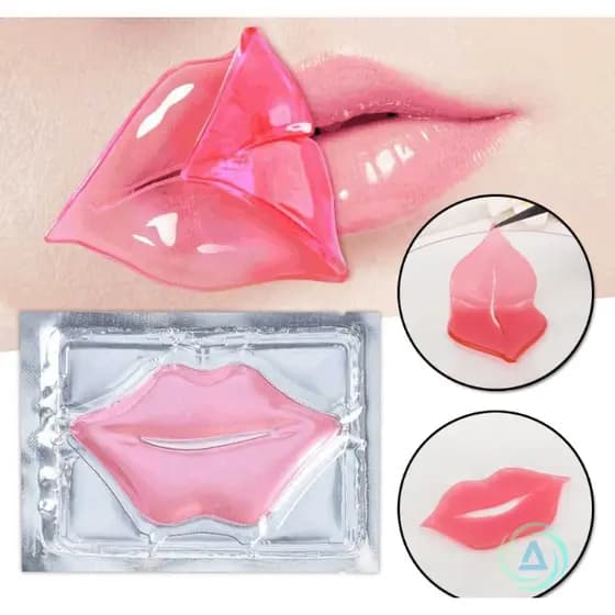 Kit 10 Máscara De Mel De Colágeno Com Cristal Hidratante Para Lábios Labial Dadiva