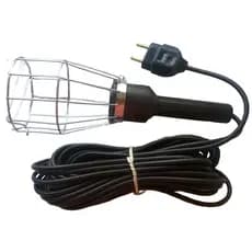 Pendente De Luz P/uso Diversos Fio Pp 2mts -gaiola De Arame