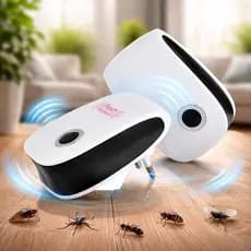 Repelente Eletrônico Ultrassônico Mosca Pernilongos Baratas Morcegos repele e Espanta Ratos bivolt