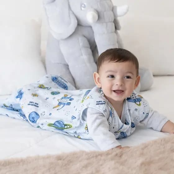Meia Estação Saco de dormir Pijama para bebê em Moletinho