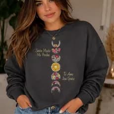 Moletom Feminino Estampado Gratidão Blusa De Frio Feminina Premium Envio Imediato