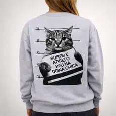 Blusa De Frio De Moletom Feminina Estampada Blusa de Moletom Premium Envio imediato
