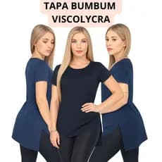 Kit 2 Blusa Vest legging Tapa Bumbum Viscolycra Tamanho Unico