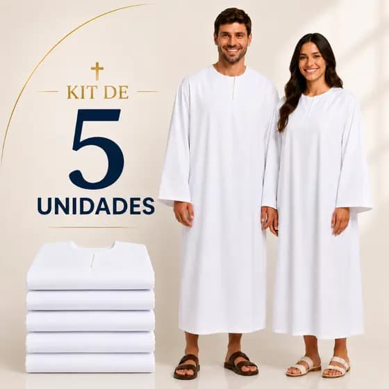 Beca de Batismo Kit 5 unidades
