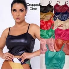 Cropped cirre de alcinha modelo novo cod 073