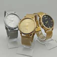 Relógio Xufeng linha Ouro original masculino feminino à prova d'agua da moda luxo caixa brinde 3121