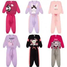 Kit 3 Conjuntos Sortidos Inverno Bebê Menina - de 6 a 12 meses - Primeiros passos