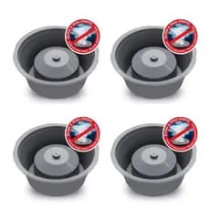 Adaptador Mau Cheiro De Ralo Porta Grelhas 10cm Anti Odor Cheiro Ruim Sumidouro Fácil instalação