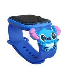 Relógio digital Infantil Stitch Resistente à Água-Az Para Presente Barato Barato.