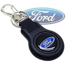 Chaveiro Ford Para Carro Emborrachado Duro Logo Resina mosquetão