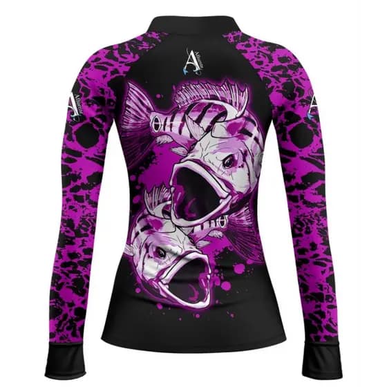 Camisa de pesca king Rosa tucunaré (M)