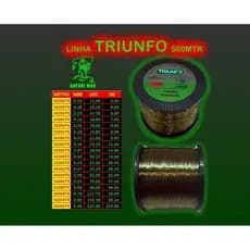 LINHA TRIUNFO 0.37X500MT 28.60LB/14.80KG
