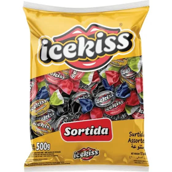 Pacote Bala Icekiss 500g Sortida