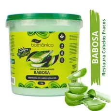 Creme de Tratamento Restaurador Babosa - Restaura Cabelos Fracos - Hidrata e Revitaliza