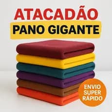 Kit 5 Pano Microfibra Grande Multiuso Tamanho 60 x 80 Cores Vavriadas