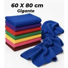 Pano de Chão Microfibra Gigante Kit 5 Un 80x60cm Direto da Fábrica Multiuso Limpa Seca