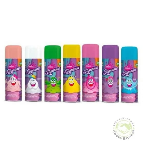 🎉 Espuma Slime Colorida Spray Carnaval Slumania – Várias Cores 🎉