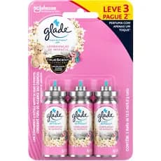 Glade Toque de Frescor Lembranças de Infância Refil 12ml – Kit com 3 Unidades