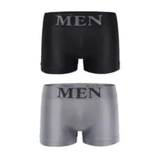 Kit 2 cuecas box masculina adulto microfibra qualidade premium envio imediato