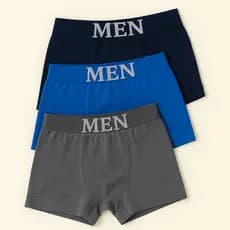 KIT 3 cuecas masculina adulto microfibra linha premium envio imediato NF